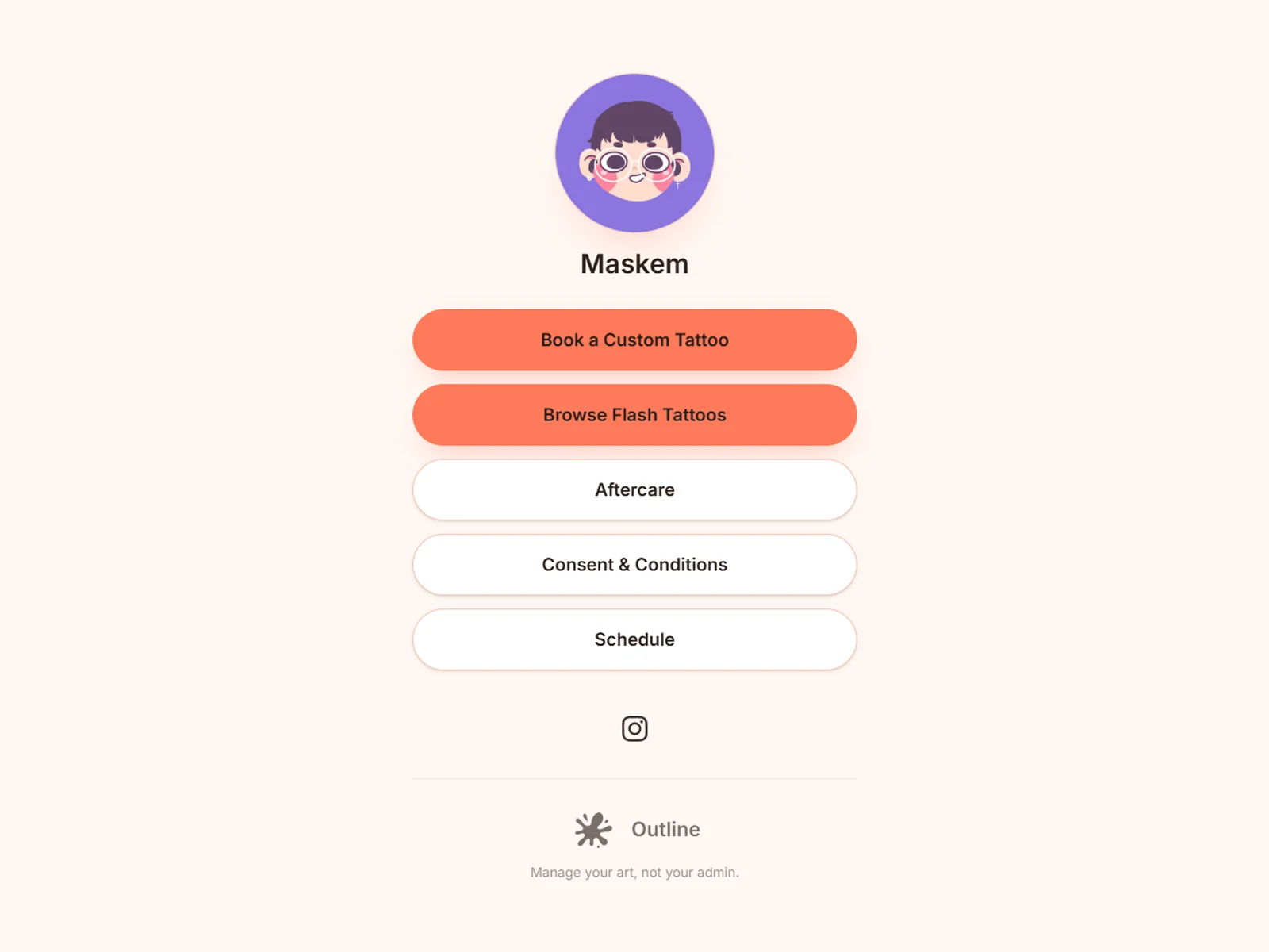 One link for everything.